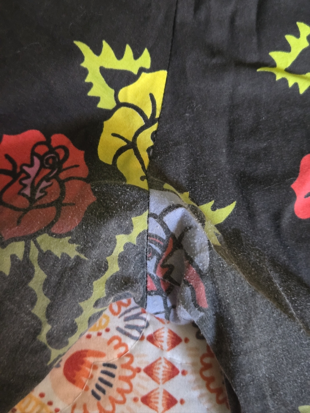 Nooworks Black Floral Jumpsuit Xxl - Picture 5 of 7